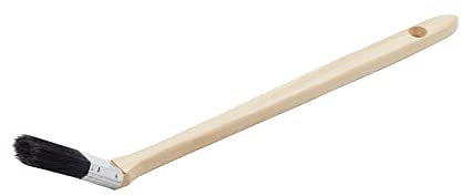 ProDec 1 inch Dogleg Angled Long Reach Handle Paint Brush for Painting Difficult and Awkward Areas Including High Walls, Ceilings, Behind Pipes, Suitable for All Paint Types 1 25mm