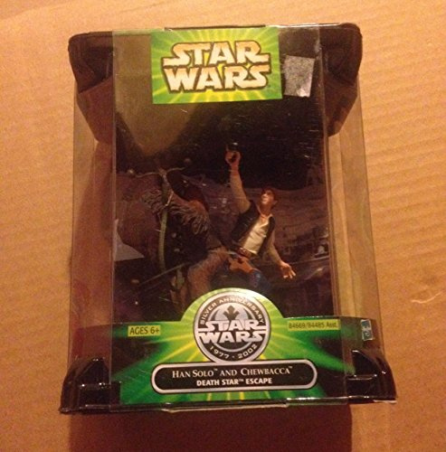 Han Solo & Chewbacca Star Wars 25th Anniversary 'Death Star Escape' 2 Pack