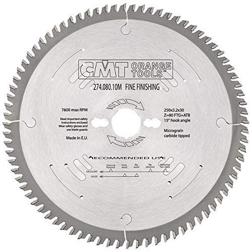 CMT ORANGE TOOLS 274.080.10M - LAMA CIRCOLARE XTREME HW 250x3.2/2.2x30 Z80 1FTG+4ATB