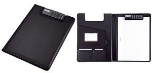 Alassio 31500 Schreibmappe BRESCIA, DIN A4, Kunstleder, schwarz, 1 Stück