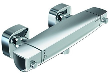 VIGOUR White AP-Brausethermostat 1/2!!Bediengriffe, Mengenventil mit Keramikscheiben!!!ohne Garnitur!!!