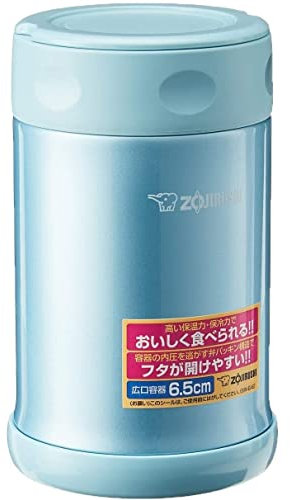Zojirushi SW-EAE50AB Stainless Steel Food Jar, 17-Ounce/0.5-Liter, Aqua Blue