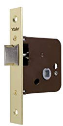 Yale 65090HL Picaporte Cerradura De Embutir Estándar Latonado Entrada 60 mm 650