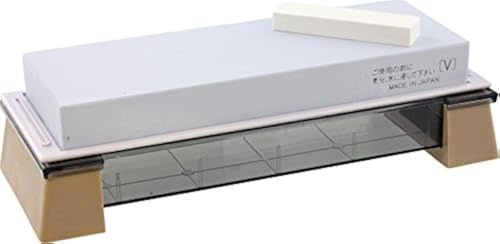 Suehiro Cerax Wetzstein Japanisch Abziehstein Schleifstein Keramik Körnung 1000 Küchenmesser Schärfer Schärfung für Messer - Hergestellt in Japan