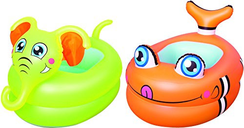 Bestway 51125 - Bagnetto Baby Animali con Fondo Gonfiabile