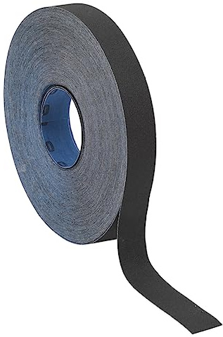 Sealey ER252580 Emery Roll Blå Twill 25 mm x 25 m 80 Grit, Svart