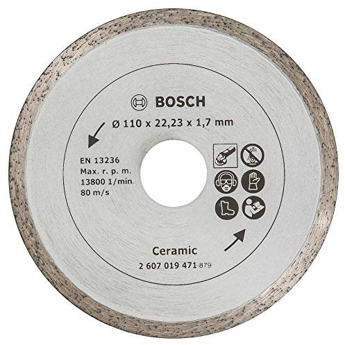 Bosch 2607019471 Disco Diamantato, Piastrelle 110 mm