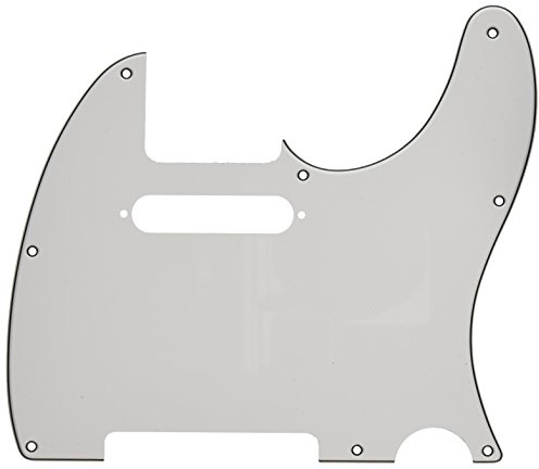 Fender 099-1355-000 3-lagers vit 8-håls montering telecaster pickguard