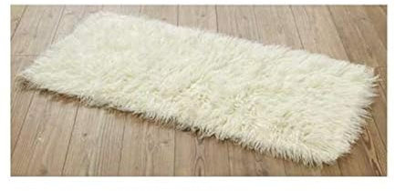 Rugs & Stuff Shaggy Flokati Greek Rugs Ivory colour - 90 x 160cm - 1500gsm