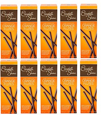 Elizabeth Shaw Dark Orange Flutes, 105 g (Pack of 10)