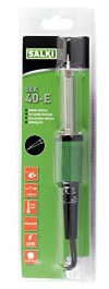 SALKI Soldador Eléctrico de Estaño- Equipo de Soldadura de 40W, Especial para Electrónica, con Punta Fina y Cónica y Mango Bimaterial Ergonómico, Uso Profesional y Doméstico