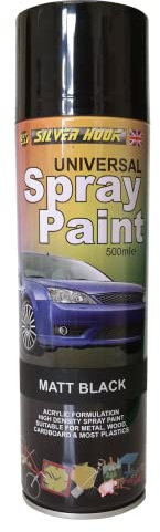 SILVERHOOK Matt Black Spray Paint 500ml