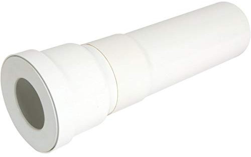 pipe longue pour wc - diamètre 100 mm - longueur 400 mm - droite - nicoll qw3340