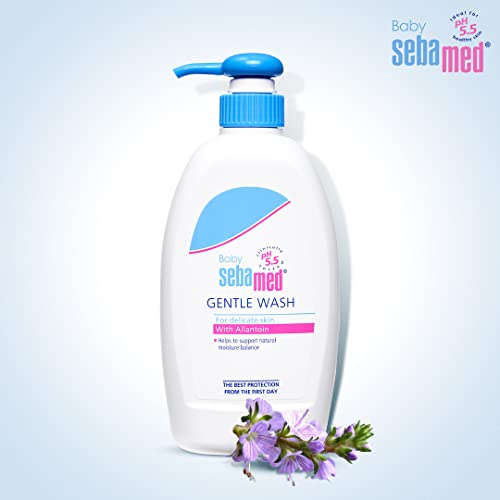 Sebamed Baby Gentle Wash 400 ml | Ph 5,5 | Med Allantoin | Inga tårar formel | kliniskt testad