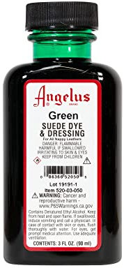Angelus Suede Dye Green