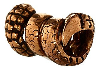 NKlaus Haarperle Bartperle RAGDA Drachenkralle Bronze Lockenperle 6386