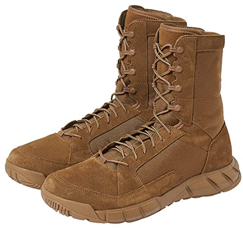 Oakley Light Assault 2 Boots | Coyote, Size 11.5 | Tactical & Outdoor Use, Lightweight, Speed-Lace, Slip Resistant, Leather & Cordura (11188)
