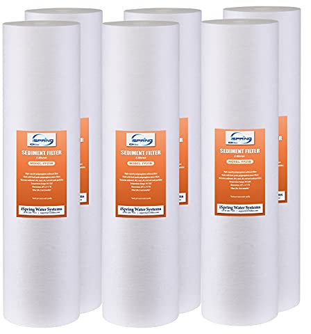 iSpring FP25B Whole House Water Filter Cartridge, 6-Pack