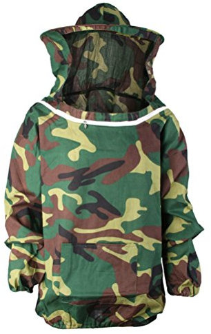 LUOEM Professionelle Imkeranzug über Bee Schutzanzug Kleidung Kittel mit Schleier