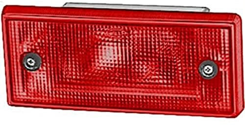 HELLA 2NE 003 734-091 Nebelschlussleuchte - Halogen - 24/12V - Einbau - Lichtscheibenfarbe: rot - Stecker: Flachstecker - links/rechts