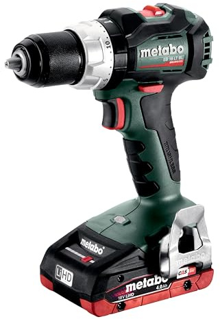 metabo Akku-Schlagbohrschrauber SB 18 LT BL - 18V, 75Nm, bürstenlos, LED-Licht, Schnellwechsel - Leistungsstark und vielseitig für anspruchsvolle Anwendungen - Inkl. Akku, Ladegerät und metaBOX 145 L