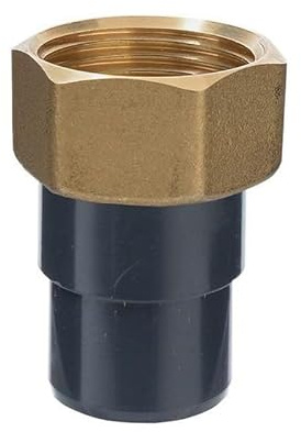 Raccord union PVC pression noir droit F 11/2 Mâle Ø 40 mm Girpi