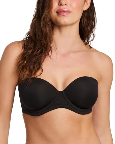 Wacoal Red Carpet Full-Busted Strapless Bra 854119 Black 38DD