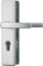 ABUS Schutzbeschlag KLN 314-Klinke-Klinke-F1 Aluminium Natur