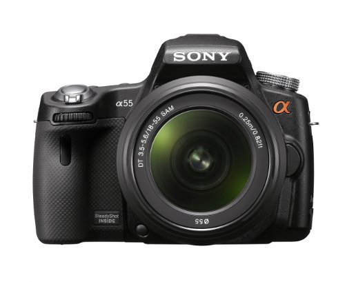 Sony A55 Fotocamera a obiettivo intercambiabile con Translucent Mirror 16.2 Mpx - Obiettivo 18-55 mm [Importato da Francia]