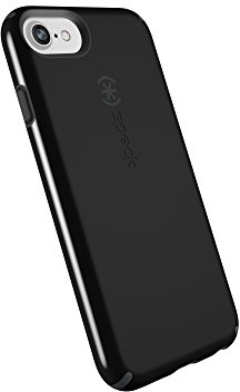 Speck Products CandyShell Cell Phone Case for iPhone SE (2022)| iPhone SE (2020)| iPhone 8| iPhone 7 - Black/Slate Grey (103161-B565)