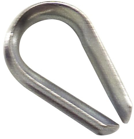 WOLFPACK LINEA PROFESIONAL - Guardacabos Zincado Para Cable 4 mm.