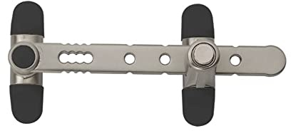 AIRLOCK a bouton poussoir Nickel - Entrebâilleur pour fenêtres - SOCONA Ref. L4