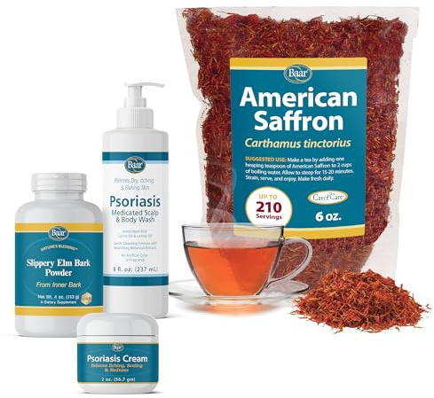 Baar Psoriasis Care Kit, 4-Piece Set