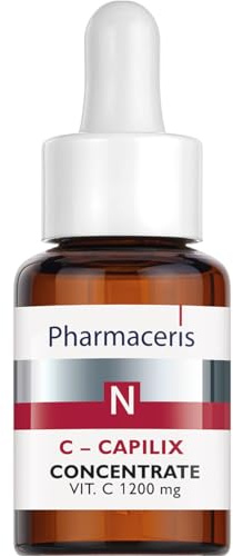 Pharmaceris N C-Capilix, Serum for Vascular Skin, Concentrate with Vitamin C 1200 mg, Prevents Skin Pigmentation, Vitamin E, Anti Aging - 30 ml