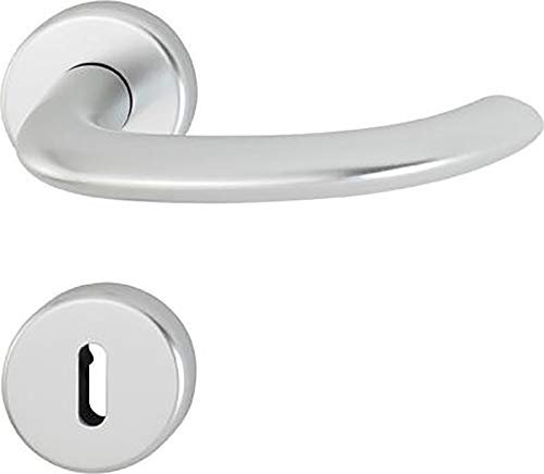 Hoppe Marseille Aluminium F1 Natur Rosettengarnitur 1138/42KV/42KVS
