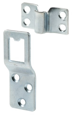 Prime-Line L 5777 Stamped Steel Heavy Duty Storm or Screen Window Panel Hangers, Zinc (2 Pack)