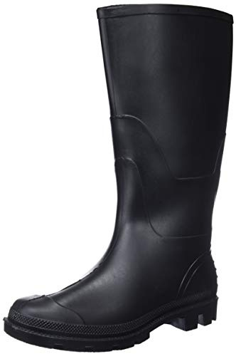 Portwest Bota Wellington Pvc 04, Tamaño: 38, Color: Negro, FW90BKR38