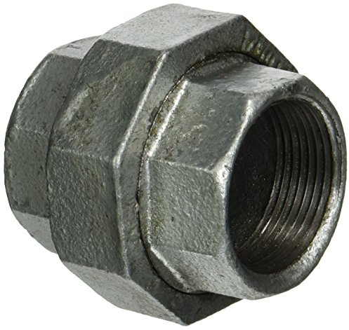 LDR Industries 311 U-114 Union, 1-1/4 Inch, Black