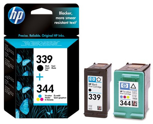 HP 339/344 Tintenpatronen, Doppelpackung