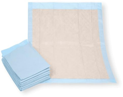 Paperwerk Sundern GmbH 200 Einweg-Unterlagen für Inkontinenz, 40 x 60 cm, 6-lagig, Blau, Hautfreundlich, Sehr saugstark, Wasserundurchlässig, Rutschfest und rundum geschlossen