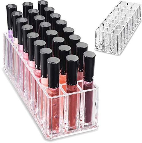 byAlegory Acrylic Lip Gloss Makeup Organizer | 24 Spaces