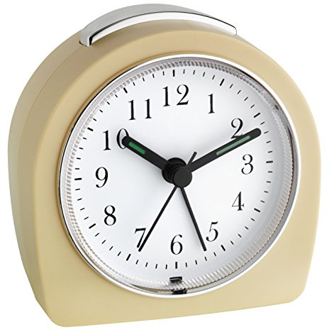 TFA 60.1021.09 - Reloj Despertador electrónico, Color Beige