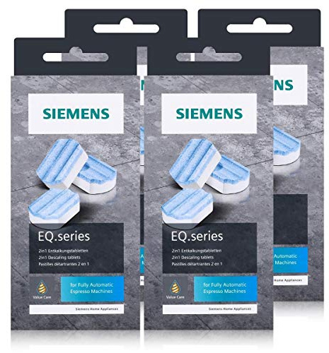 4-pack avkalkningstabletter 2-i-1 för helautomatiska kaffemaskiner/Siemens EQ.series TZ80002