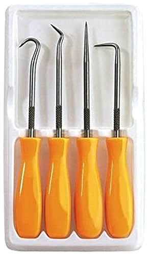 Bahco 2633L/S4 Awls and Hooks Set, Yellow/Silver, 120 mm