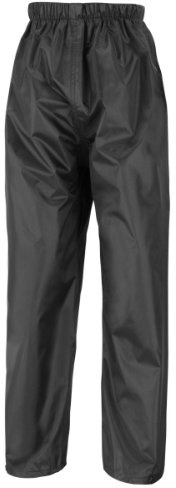 Result Mens Core StormDri Rain Over Trousers/Pants (S) (Black)