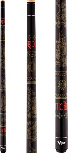 Viper by GLD Products Underground 58 2-Piece Billiard/Pool Cue, Celtic Blood, 21 Ounce,Black,50-0658-21