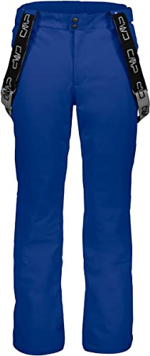 CMP - Pantaloni da sci elasticizzati in twill da uomo, Royal, 48