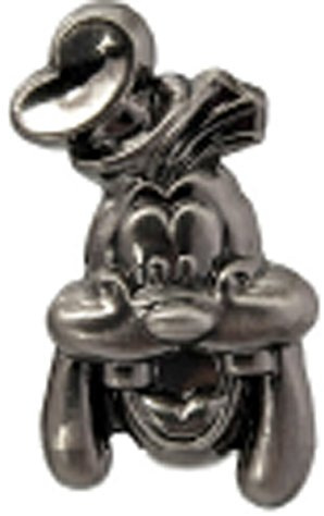 Disney Pin Goofy Head Pewter Lapel New Licensed 25172