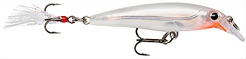 Rapala Köder mit Haken Zwei Nr.10,0.9-1.5m Schwimmtiefe,6cm Größe, Glasgeist