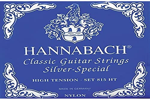 Hannabach Saiten für Klassikgitarre Seire 815 High Tension Silver Special (hochwertig, Allzweck-Saite für fast jedes Instrument, Gitarrensaiten klassische Gitarre, Made in Germany)